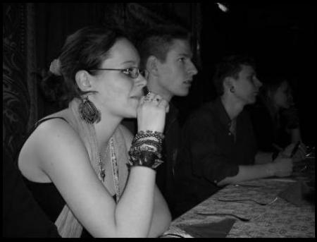 Marion au restaurant miam!
