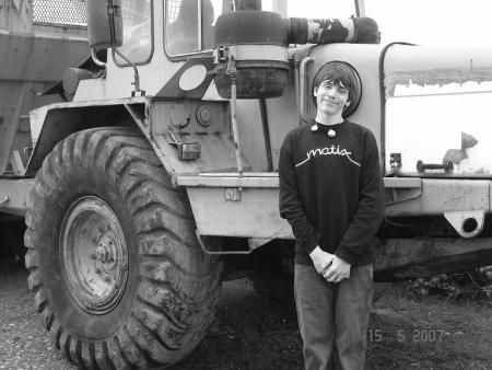 Ronan et son tracteur